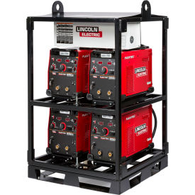 Lincoln Electric® Flextec® 350X Tweco Multi-Process Welder 4 Pk Rack 425A 50/60 Hz Red K3402-3