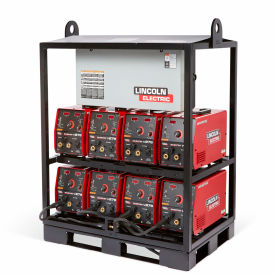 Lincoln Electric® Invertec® V276 8-Pack Rack 20-275A 208/230/380/415/460/575V K4869-2