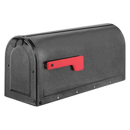 Mailbox, Pewter, Galvanized, 1 Doors, Surface/Post, MB1 MPN:7600P-10
