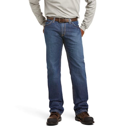 Men's Flame Resistant Pants, 20 cal/sq cm, S 13 oz Denim MPN:10012552