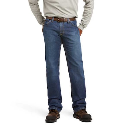 Men's Flame Resistant Pants, 20 cal/sq cm, S 13 oz Denim MPN:10012552