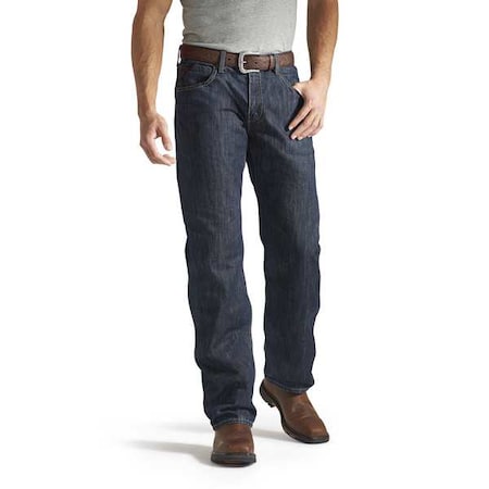Men's Flame Resistant Pants, 20 cal/sq cm, M 13 oz Denim MPN:10014450