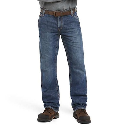 Men's Flame Resistant Pants, 20 cal/sq cm, M 13 oz Denim MPN:10017262