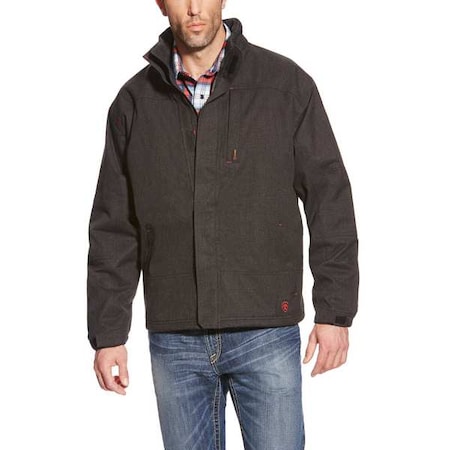 FR Insulated Waterproof Jacket, 52 cal/sq cm, 4XL, 8 oz Zipper Closure MPN:10018144