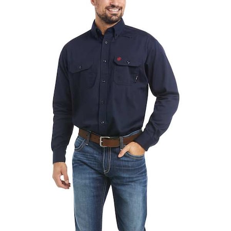Men's Flame-Resistant Shirt, 8.9 cal/sq cm, M, Cotton MPN:10018816
