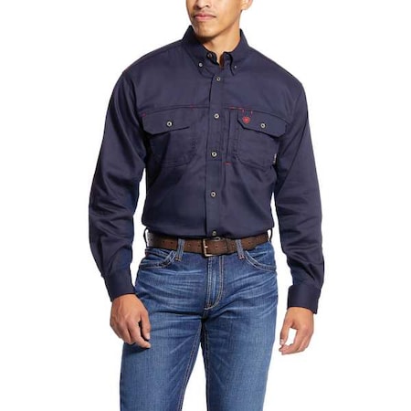 Men's Flame-Resistant Shirt, 8.9 cal/sq cm, 4XL, Cotton MPN:10019062