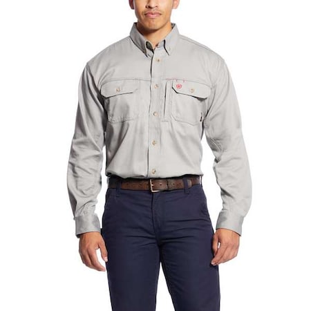Men's Flame-Resistant Shirt, 8.9 cal/sq cm, LT, Cotton MPN:10019063
