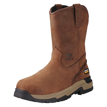 Men's Wellington Boot, 11, Composite Toe, 10 in H, Oily Distressed Brown, 10020094 MPN:10020094