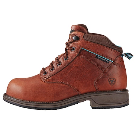 Women's 5 in Composite Toe 6-Inch Work Boot, Nutty Brown, 9 1/2, W, 10020097 MPN:10020097