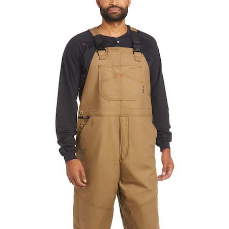 Bib Overalls, 54 cal/sq cm ATPV, 4XL, 32 in Inseam, Adjustable Straps, Buckle MPN:10023459