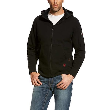 Flame-Resistant Full Zip Hoodie, 21.2 cal/sq cm, L, 11 oz Zipper Closure MPN:10023974