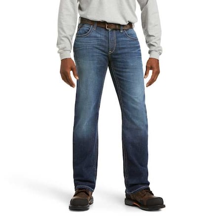 Men's Flame Resistant Pants, 20 cal/sq cm, 2XL 13 oz Denim MPN:10026004