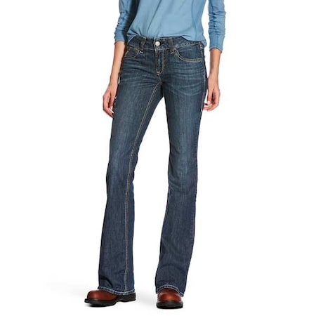 Women's Flame Resistant Pants, 14 cal/sq cm, M 11 oz Denim MPN:10026006