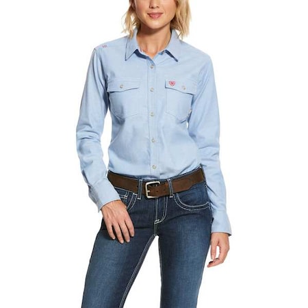 Women's FR Button Down Shirt, 8.3 cal/sq cm, 2XL, DuraStretch™ MPN:10027854