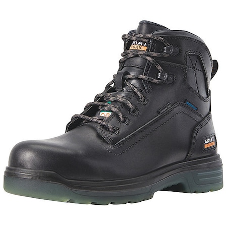 Men's 6 in Carbon Toe Work Boot, 7 1/2, Composite Toe, 6 in H, Black, 10029134 MPN:10029134