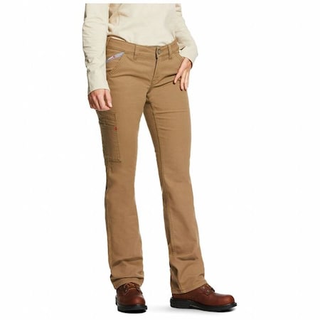 Women's Flame Resistant Pants, 14 cal/sq cm, XL 9 oz DuraLight Stretch Canvas MPN:10030273