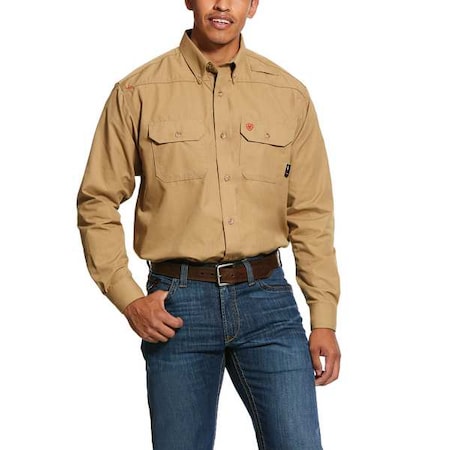 Men's Flame-Resistant Shirt, 9.5 cal/sq cm, L, GlenGuard® MPN:10031015