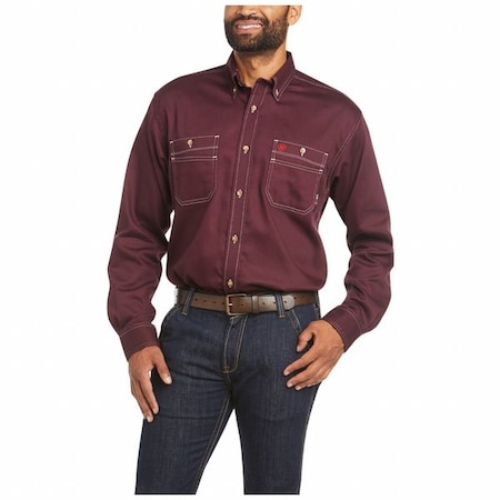 Men's FR Durastretch Work Shirt, 9.7 cal/sq cm, S, Vented Work Shirt MPN:10035432