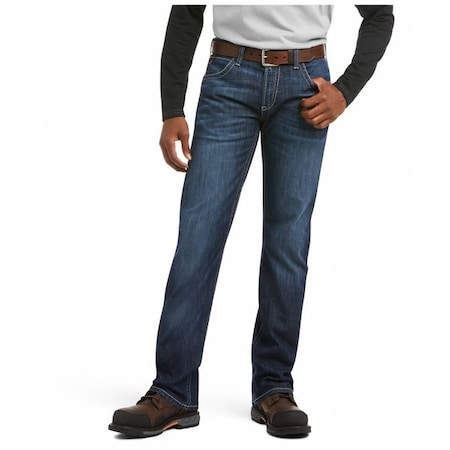 Men's Flame Resistant Pants, 14 cal/sq cm, L 11 oz DuraLight Denim MPN:10036687