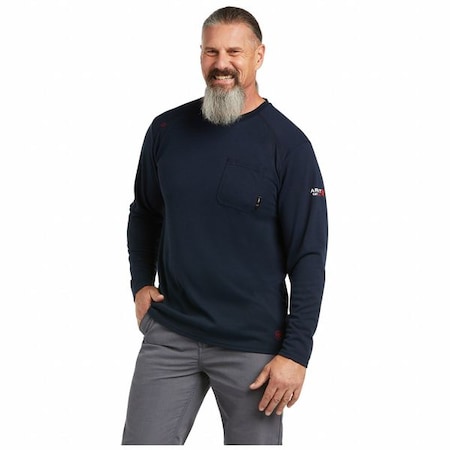 Men's FR Durastretch Work Shirt, 16.4 cal/sq cm, XL, Max Protect Inherent Crew MPN:10039161
