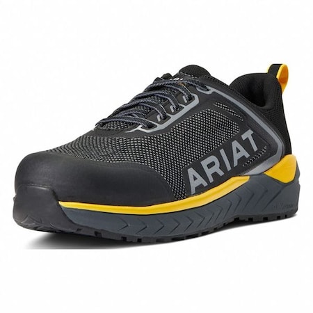 Men's Composite Toe Athletic Shoe, Charcoal/Yellow, 13, D, 10040319 MPN:10040319