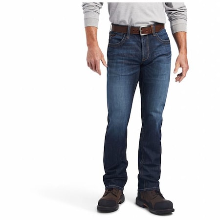 Men's Flame Resistant Pants, 14 cal/sq cm, M 11 oz DuraLight Denim MPN:10041118