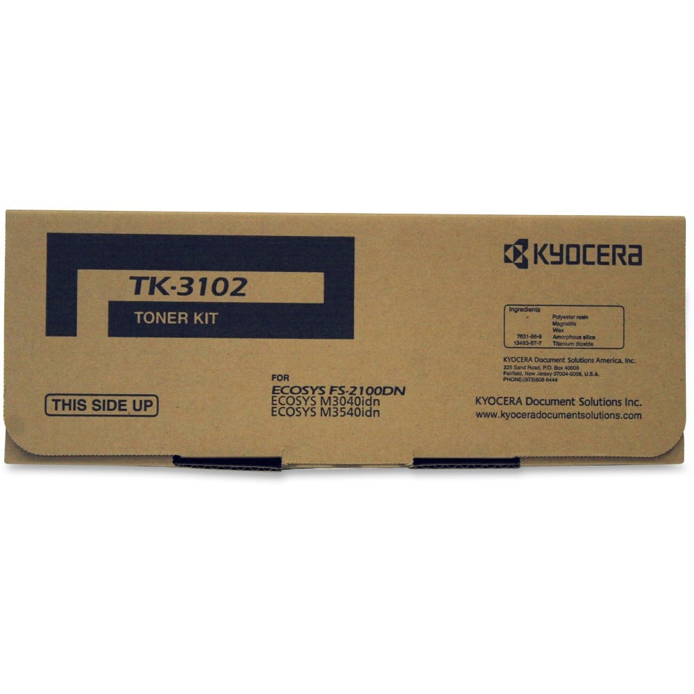 Kyocera Original Toner Cartridge - Laser - 12500 Pages - Black - 1 Each MPN:KYO1T02MS0US0