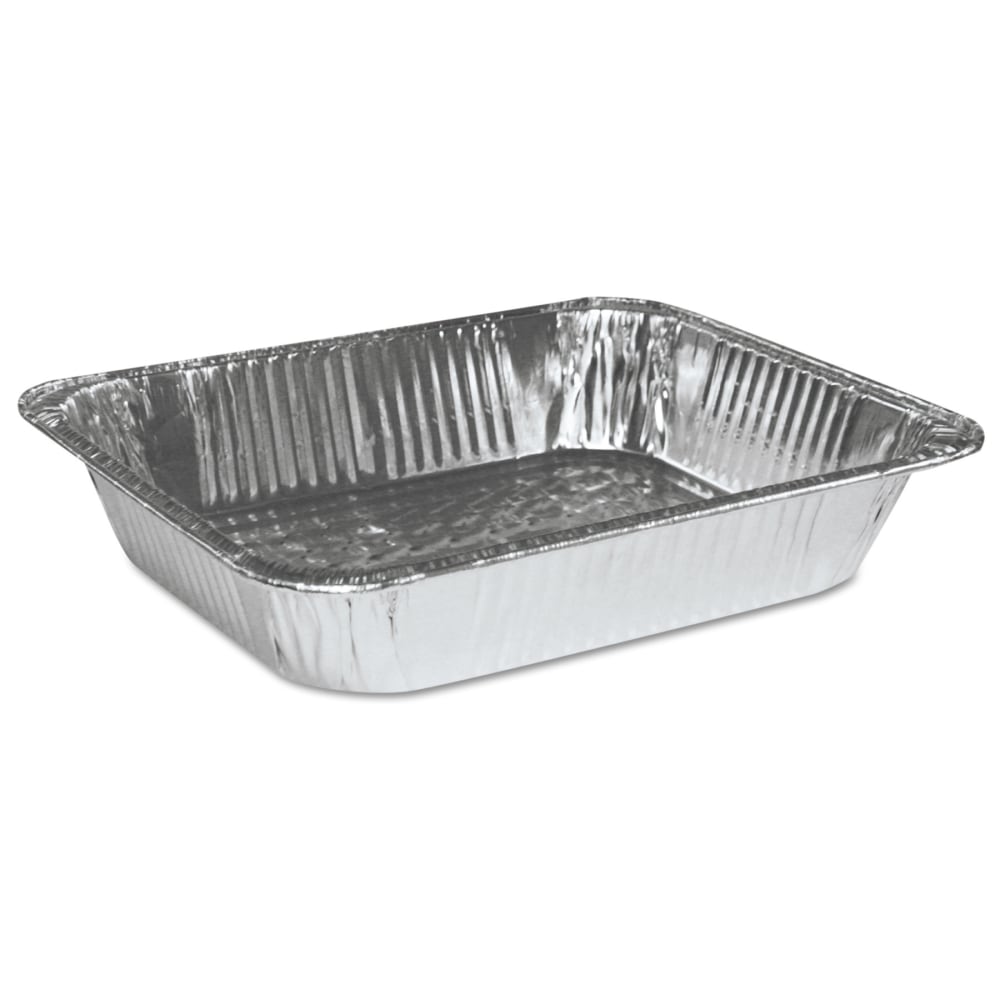 Boardwalk Half-Size Steam Table Aluminum Pans, 128 Oz, Silver, Pack Of 100 Pans MPN:BWKSTEAMHFDP