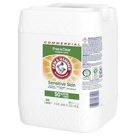 High Efficiency Laundry Detergent, Liquid, Unscented, Clear MPN:33200-97550