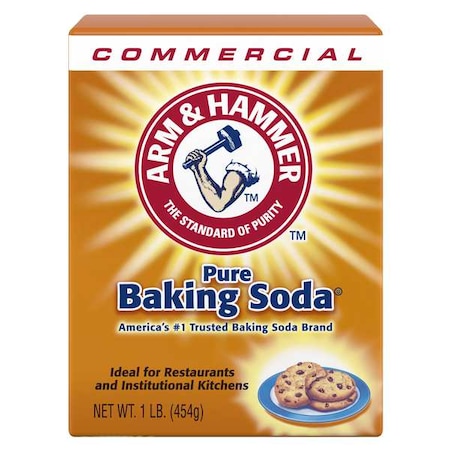 Baking Soda, 1 lb, Box, Powder, Ready to Use, Unscented, 24 PK MPN:33200-84104