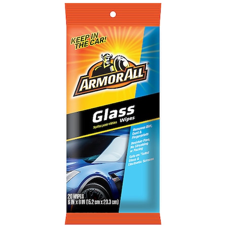 Auto Glass Cleaner, Wipe On, 22 oz., White MPN:AWGCF-20-1USLT