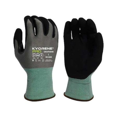 Cut-Resistant Coated Gloves, Cut Level A4, Microfoam Nitrile, XL 12 PK MPN:00-840-XL