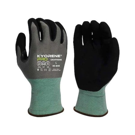 Cut-Resistant Gloves, Cut Level A4, Microfoam Nitrile, XS 12 PK MPN:00-840-XS