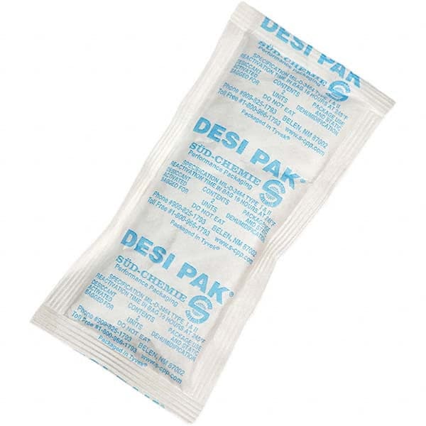 Desiccant Packets; Material: Clay ; Packet Size: 2 oz ; Container Type: Drum ; Area Protected: 1.67ft³ ; Number of Packs per Container: 800 ; UNSPSC Code: 41123003 MPN:D2UCT-D - Pkg Qty 800