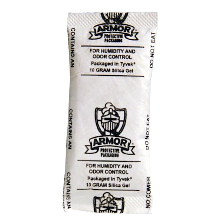 Desiccant, 0.3cuft, White, 10g, PK1500 MPN:D10GST