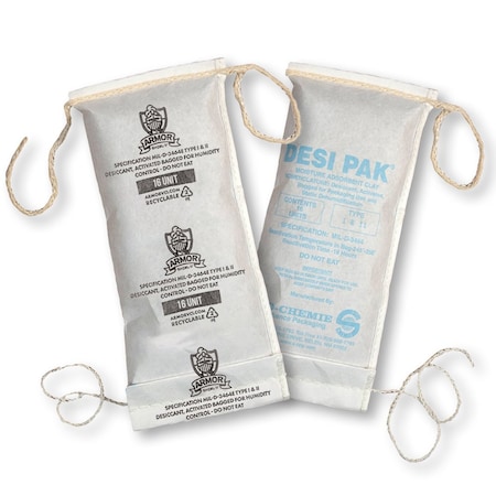 Desiccant, 13.3cuft, White, 16oz, PK150 MPN:D16UCS