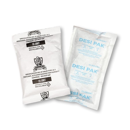 Desiccant, 13.3cuft, White, 16oz, PK150 MPN:D16UCT-D