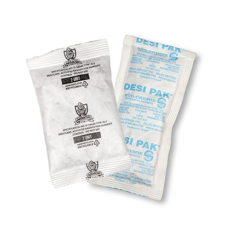 Desiccant, 6in. L, 3in. W, 2 oz., Bag, PK800 MPN:D2UCT-D
