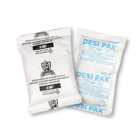Desiccant, 6.67cuft, White, 8oz, PK300 MPN:D8UCT-D