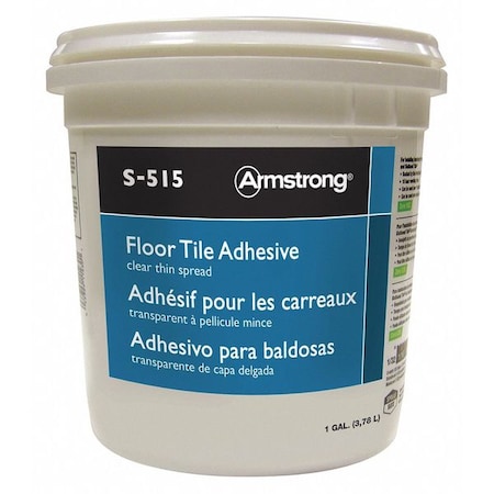 Adhesive, Tile Strong Series, Clear, 3.7 oz, Tube, 4 PK MPN:00515408
