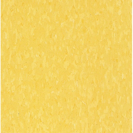 Vinyl Floor Tiles, 12 in W, Lemon Yellow MPN:51812031