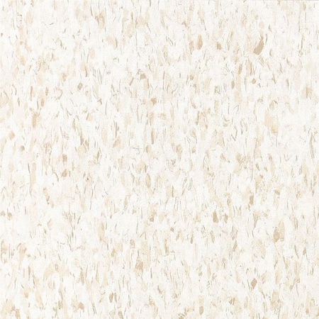 Vinyl Composition Tile, 45sq.ft, Whte, PK45 MPN:51839031