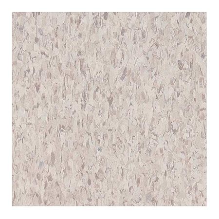 Vinyl Composition Tile, 45sq ft, Sndft Wht MPN:51858031