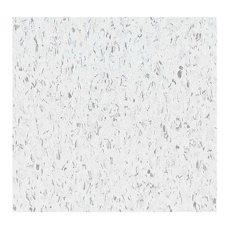 Vinyl Composition Tile, 45sq ft, Cool Whte, PK45 MPN:51899031