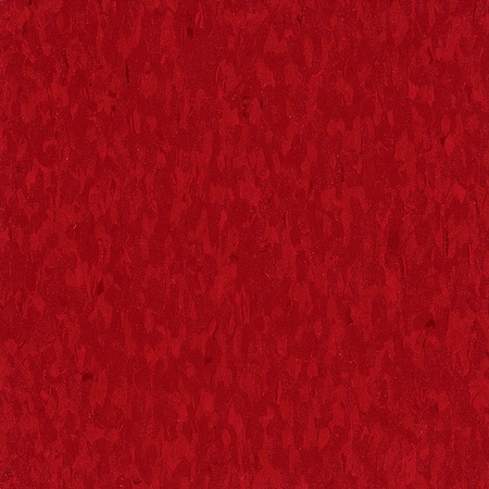 Vinyl Floor Tiles, 12 in W, Ruby Red, PK45 MPN:57534031
