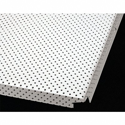 Ceiling Tile 24 in L 24 in W PK8 MPN:5965P4WH
