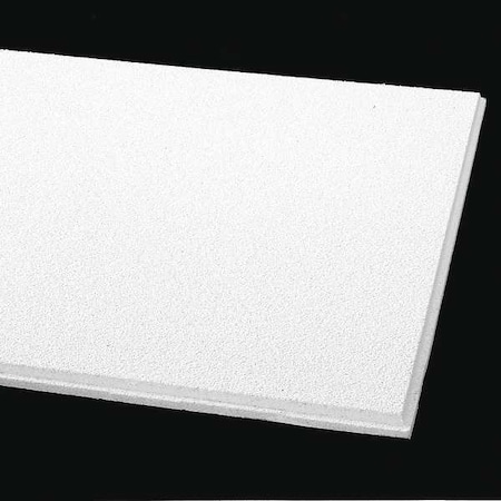 Dune Ceiling Tile, 24 in W x 48 in L, Beveled Tegular, 9/16 in Grid Size, 8 PK MPN:1777B