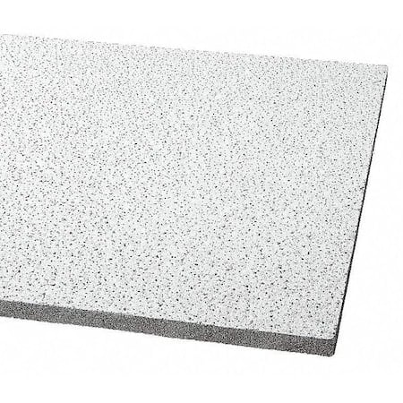 Fine Fissured Ceiling Tile, 24 in W x 24 in L, Square Lay-In, 15/16 in Grid Size, 16 PK MPN:1831A