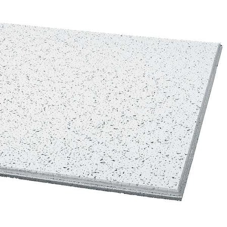 Cortega Ceiling Tile, 24 in W x 24 in L, Beveled Tegular, 9/16 in Grid Size, 16 PK MPN:2195