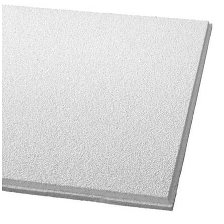 Dune Ceiling Tile, 24 in W x 48 in L, Angled Tegular, 15/16 in Grid Size, 10 PK MPN:2712B